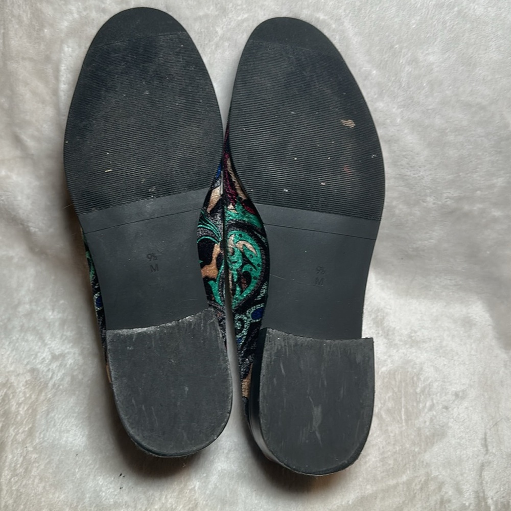 VANELI paisley velvet loafers Size 9.5 - Picture 6 of 7